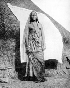 An Abyssinian (Ethiopian) woman, 1936.Artist: Wide World Photos