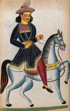 A nobleman on horseback. Creator: Unknown.