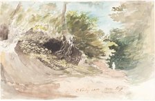 A Wooded Lane near Ross, 1803. Creator: Cornelius Varley.