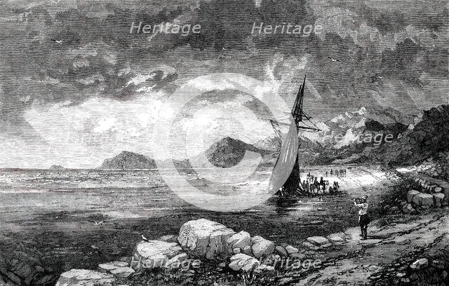 The Wind on Shore - painted by T. Creswick, A.R.A., 1850. Creator: J Williams.