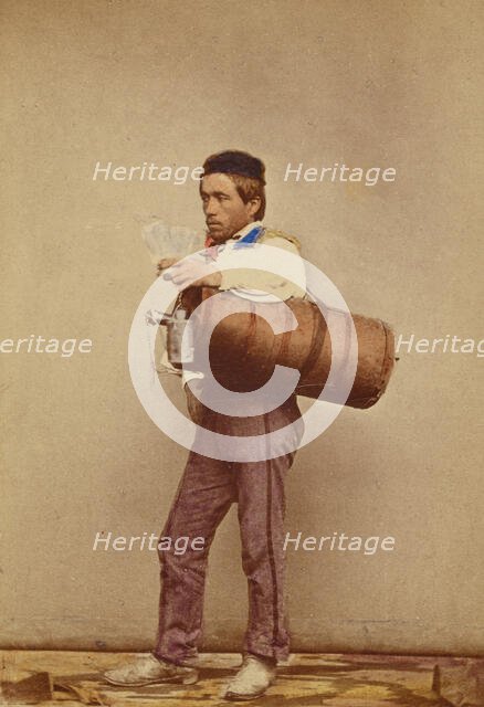 A water carrier, about 1865. Creator: Giorgio Sommer.