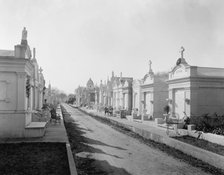 Metairie Cemetery, New Orleans, Louisiana, between 1880 and 1901. Creator: Unknown.