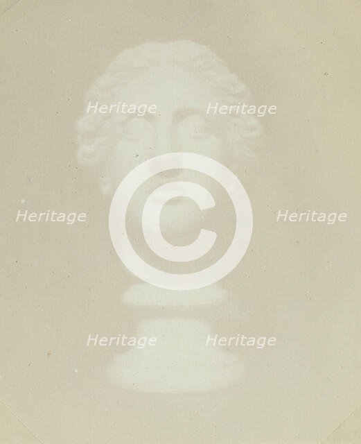 [Classical Head], probably 1839. Creator: Hippolyte Bayard.