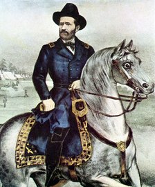 Ulysses S Grant, American soldier, 1863. Artist: Unknown