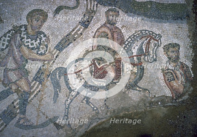 Roman mosaic from Bulla Regia, 2nd century BC. Artist: Unknown