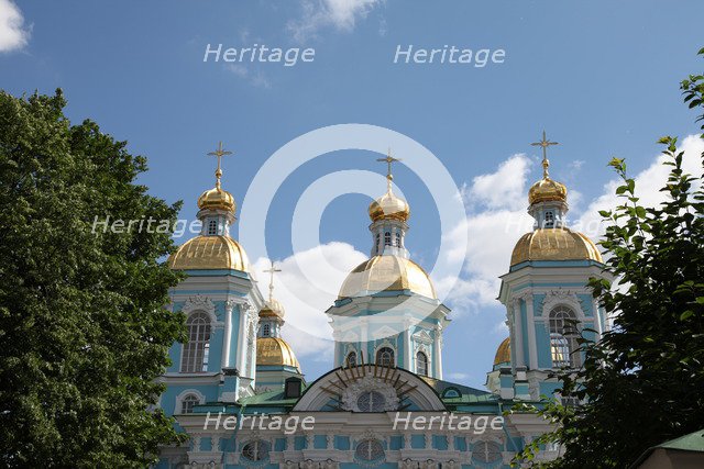 St Nicholas Naval Cathedral, St Petersburg, Russia, 2011. Artist: Sheldon Marshall