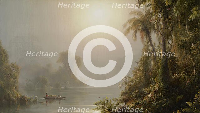 Morning in the Tropics, c1858. Creator: Frederic Edwin Church.