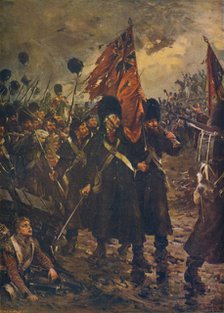 'Saving the Colours: the Guards at the Battle of Inkerman, 1854' (1909). Artist: Robert Gibb.