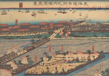 Landscape View at Yokohama (Yokohama fukei), 2nd month, 1860 Creator: Sadahide Utagawa.