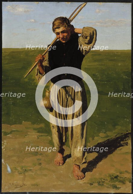 Harvester, 1881. Creator: Nikolai Dmitriyevich Kuznetsov.