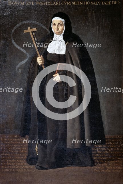 'Abbess Jerónima de la Fuente', 1620.  Creator: Diego Velasquez.