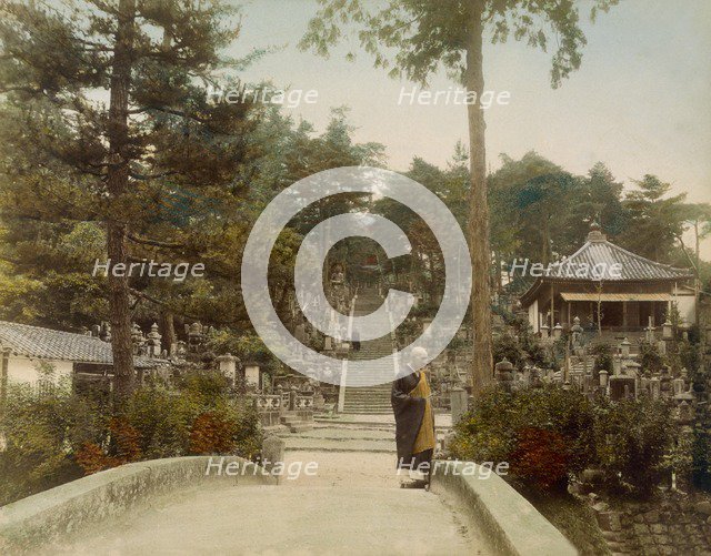 Kurodani Graves, Kyoto, c1890s. Creator: Japanese Photographer (19th Century).