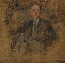 Study of a Male Figure, c1925. Creator: Olga Boznanska.