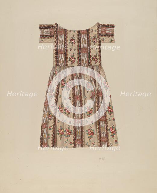 Child's Dress, c. 1937. Creator: Joseph L. Boyd.