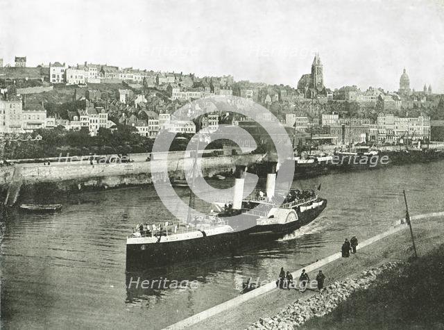 View from West Pier, Boulogne, France, 1895. Creator: Unknown.