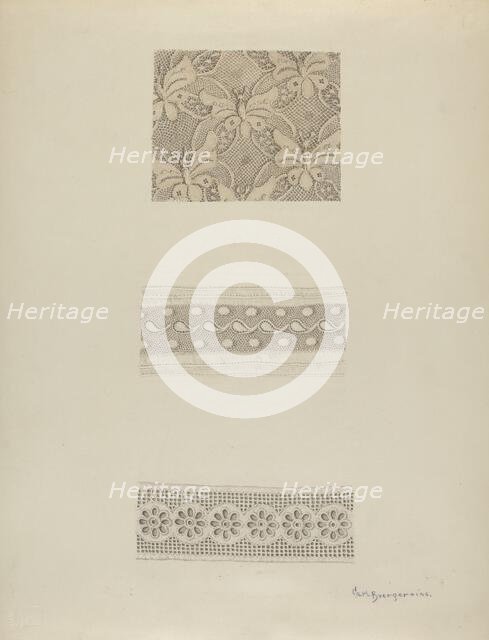 Lace, 1940. Creator: Carl Buergerniss.