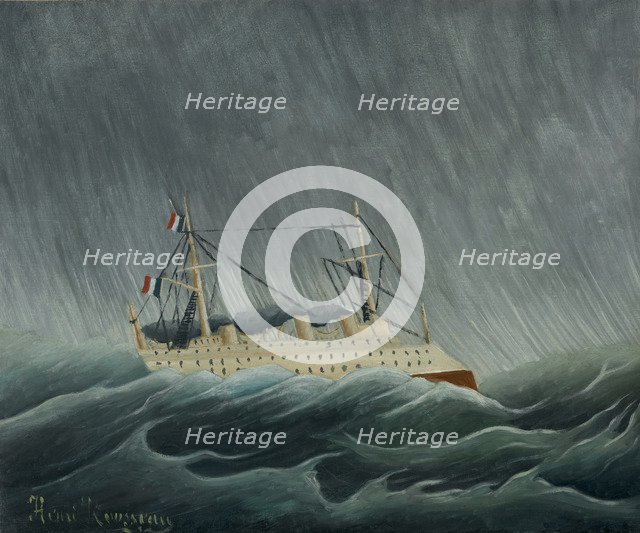 The Ship in the Tempest, ca 1899.