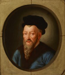 Portrait of Jan Herburt (ca. 1524-1577), Castellan of Sanok, Starost of Przemysl..., after 1785. Creator: Friedrich Kloss.