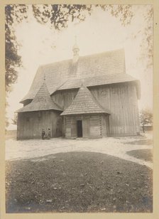Church of St Anne and St Stanislaus - general view from the north, Miedzierza, between 1905-1914. Creator: Unknown.