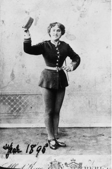Bessie Cohen, one of the first Tiller girls, Manchester, 1890. Artist: Unknown