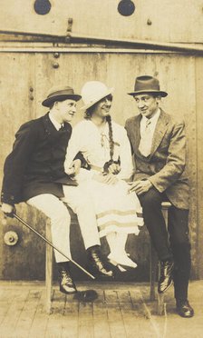 Sailors, one in drag, performing "The Rivals", (between 1910 and 1919?). Creator: Unknown.