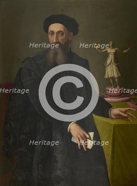 Portrait of Bartolomeo Concini (1507-1578), . Creator: Bronzino; Agnolo (1503-1572).