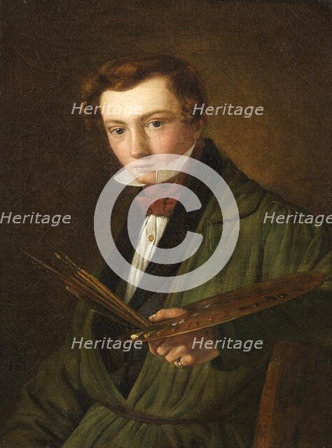 Self-Portrait, 1833. Creator: Louis Gurlitt.