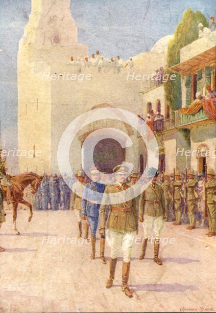 'Lord Allenby Entering Jerusalem', c1929.  Creators: Howard Davie, Harry Payne.