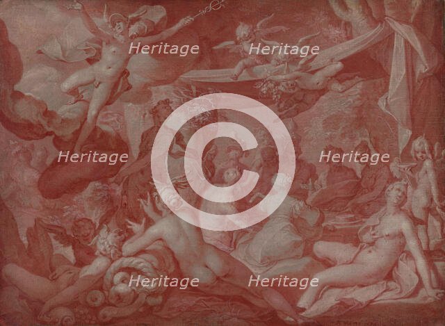 Feast of the Gods, possibly the Feast at the Wedding of Peleus and Thetis. Creator: Abraham Bloemaert.