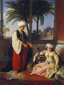 The Turkish Woman ("Infidelity"), 1825. Creator: Johann Peter Krafft.