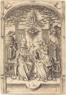 The Holy Family, c. 1475/1480. Creator: Israhel van Meckenem.