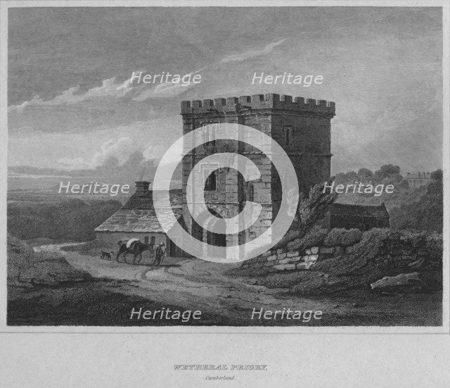 'Wetheral Priory, Cumberland', 1814. Artist: John Greig.