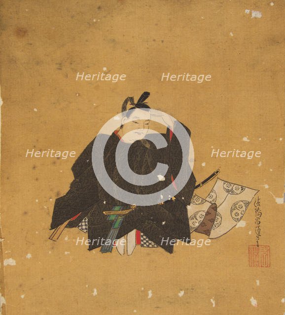 Immortal Poet, 17th century. Creator: Kano Shoun.