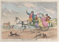 Irish Jaunting Car, May 1, 1814., May 1, 1814. Creator: Thomas Rowlandson.