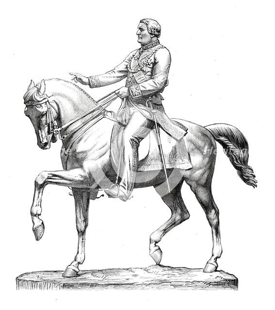 Statue of Lord Mayo at Calcutta, unveiled by the Prince of Wales on New Year's Day, 1876. Creator: Unknown.