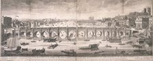View of Westminster Bridge, London, 1751. Artist: T Willson