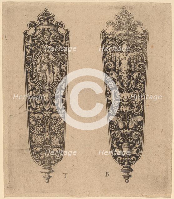 Ornament for Knife Handle. Creator: Theodor de Bry.