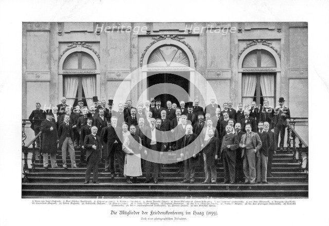 Peace Conference at the Hague (1899), 1900. Artist: Unknown