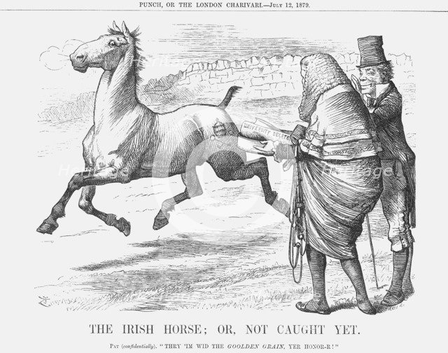 'The Irish Horse; or Not Caught Yet', 1879. Artist: Joseph Swain