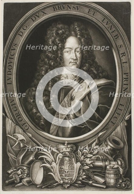 Georg Ludwig, Duke of Braunschweig, n.d. Creator: Christoph Weigel.
