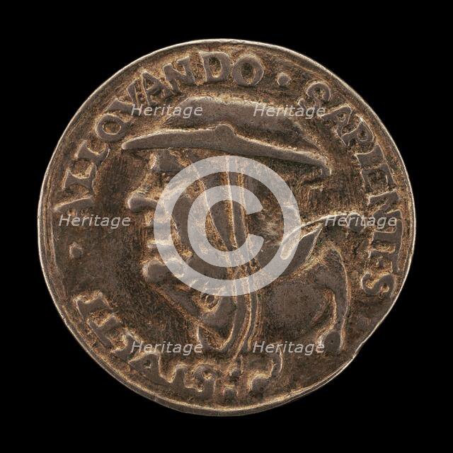 Satirical Head of a Cardinal [reverse], c. 1540. Creator: Unknown.