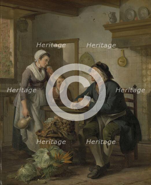 Morning Visit, 1796. Creator: Adriaan De Lelie.