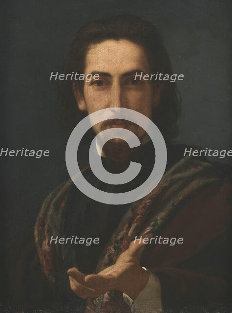 Portrait of the poet Fagundes Varela (1841-1875), 1868-1869. Creator: Américo, Pedro (1843-1905).