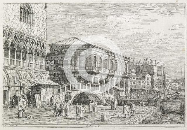 Views: The Prison, Venice, 1735-1746. Creator: Antonio Canaletto (Italian, 1697-1768).