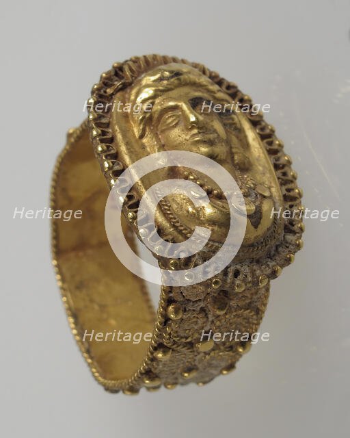 Finger Ring, Late Roman, 6th-7th century. Creator: Unknown.