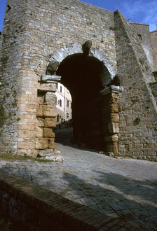 The Etruscan Arch in Volterra, 4th century BC. Artist: Unknown