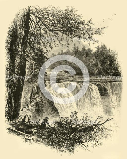 'Part of High Fall', 1872. Creator: Harry Fenn.