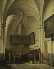 Vestry of the Church of St Stephen in Nijmegen, 1850-1891. Creator: Johannes Bosboom.
