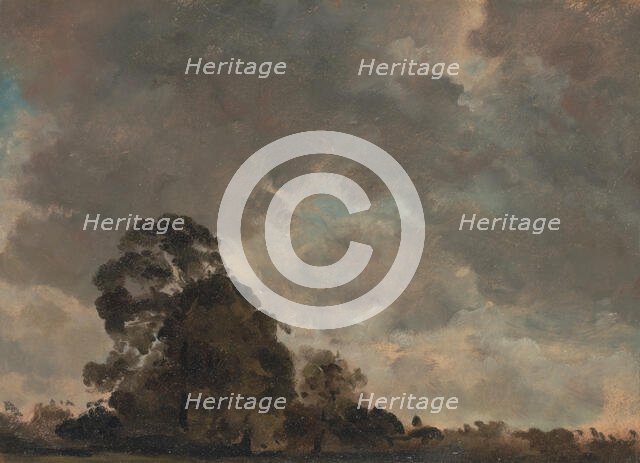 Cloud Study, ca. 1821. Creator: John Constable.