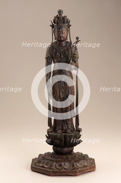 Bodhisattva Avalokiteshvara (Kannon), Heian period, late 12th century. Creator: Unknown.